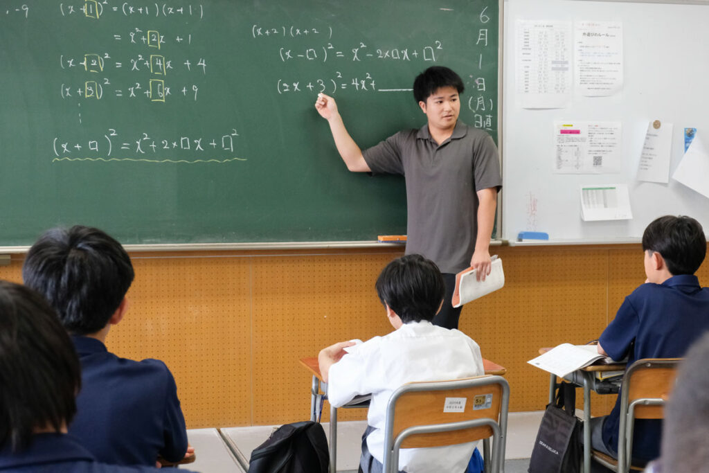 数学科の授業風景